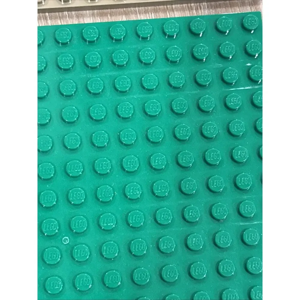 Lego 16 x 16 Plate Lot Of 6 #91405 Dark Tan, Green, Dark Bluish Gray 2x of Each